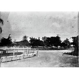 Lissner Park from beside Band Rotunda looking towards Boer War Kiosk