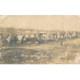 Postcard of The Bird Cage at Enoggera Army Camp 1916