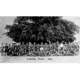 Enlistments at Kissing Point, 1918