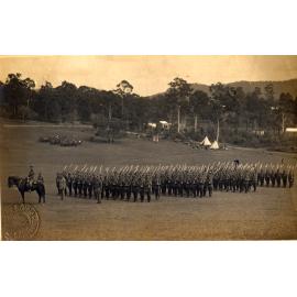 WW1 Troops on parade, Brisbane