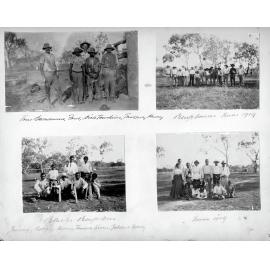 Inaugural Fletcher Vale Races, 1921 - Bluff Downs station hands