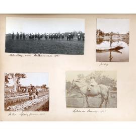 Bassingthwaighte Red Album page 9 - Fletchervale Races, and Station Workers