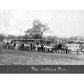 The Judges Box, Inaugural Fletcher Vale Races, 1921