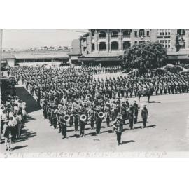 Start of march from Townsville railway station to Kissing Point Camp