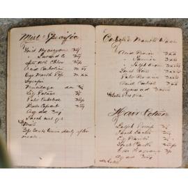 Cecil Henning’s Prescription book (photos of pages)