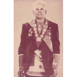 Frederick Meredith in RAOB Buffalo Regalia