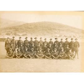 Kennedy Regiment Soldiers, Kissing Point With Castle Hill in Background, 1914
