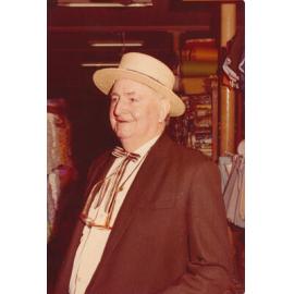 Stan Pollard Wearing Straw Boater for the Centenary Celebrations