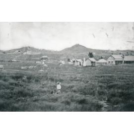 Looking South to Day Dawn PC Mine, Mosman’s Cottage and State School