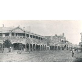 Browne’s Ravenswood Hotel, Macrossan Street, Ravenswood, circa 1900’s