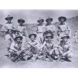 Soldiers/Reservists at Cluden Riffle Range, 1957