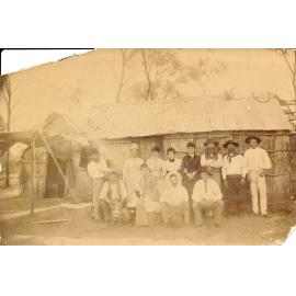 Bark Hut in Millchester Township in the 1870’s