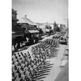 World War Two Parade of Soldiers, Gill St