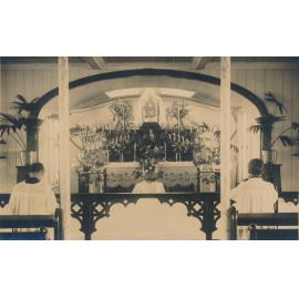 Interior of a Church Altar