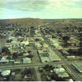 Aerial view of Bow Street and Mosman Street, Looking North, 1975
