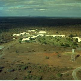 Aerial photo of Mosman Hall Looking East, 1975