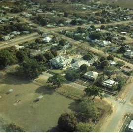 Aerial photo of Yelvertoft house (Blackheath Girls College), Stubley Street, Looking West, 1975