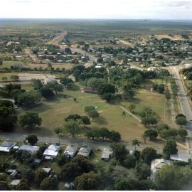 Aerial photo of Lissner Park Looking North, 1975