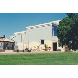 Rear of World Theatre, viewed from King Street
