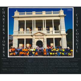 Charters Towers City Council Staff Outside City Hall, at time of Amalgamation 2008