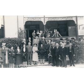 Prime Minister J A Lyons visiting Thornburgh College, 1938