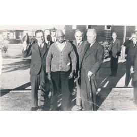 Prime Minister J A Lyons with Jupiter Mosman, Eventide Home, 1938