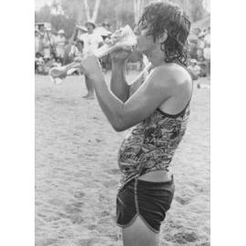 Michael Thomas: First Across the Line at a Charters Towers Surf Carnival Event