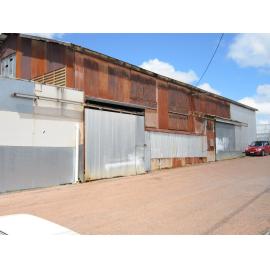 Corrugated Iron Second Hand Warehouse, Side View, Powell Lane