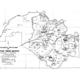 405 Geological sketch map of Charters Towers goldfields showing outside mines