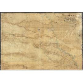 Map of the Burke and Kennedy districts, north Queensland : shewing towns, mail routes, squatting stations, gold fields, rivers, creeks, ranges, lines of electric telegraph &c. &c. &c.