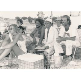 Spectators at the 1987 Goldfield Ashes Carnival cricket match in Mosman Park