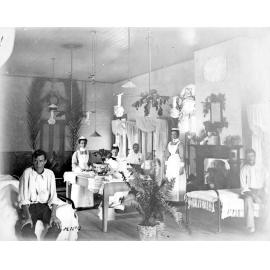 Men’s Ward at the Hospital, Christmas c1900