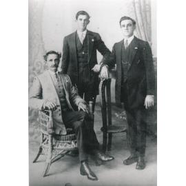 Norman and Bill Powell with father Frank Powell?