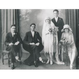 1920s wedding - Powell family