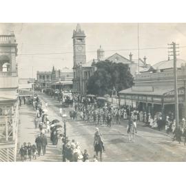 Parade in Gill St c1900
