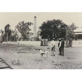 Residence & Chimney at Pumping Station