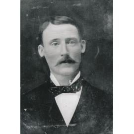 Studio portrait of man