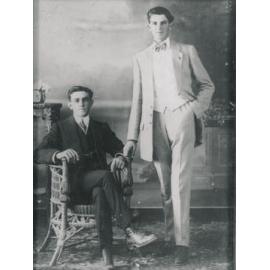 Norman and Bill Powell studio portrait