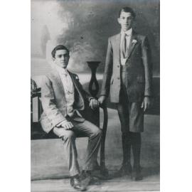 Norman and Bill Powell studio portrait