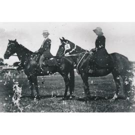 John Pryor and Mary Wheeler competing at Charters Towers Show, 1920s