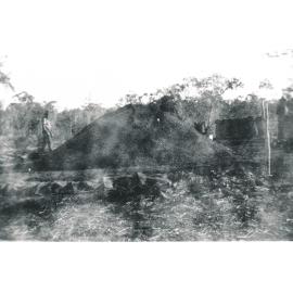 Completed Charcoal kiln at Merinda after burning