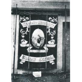 Second Methodist Sunday School banner