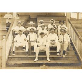 Cricket team with Freddy Pfeiffer