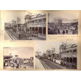 Parade images from Gill st into Mosman st