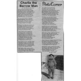 Charlie the Barrowman - poem by Henry Weare