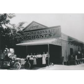 Siemon’s Beehive Store, lower Gill St and staff