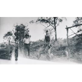 Two men at mine, Upper Cape
