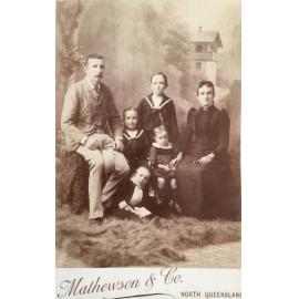 Unknown family studio portrait