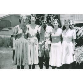 Children of Herbert Foxlee jnr c1940s at Ashgrove, Brisbane
