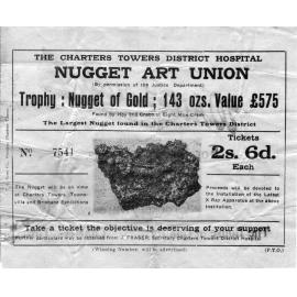 The Charters Towers District Hospital Nugget Art Union (Prince of Wales Nugget)
